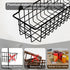 Savipace 2 Pack Spice Rack Organizer Wall Mount, Black Seasoning Rack Wire Storage Baskets for Wall or Cabinet Door