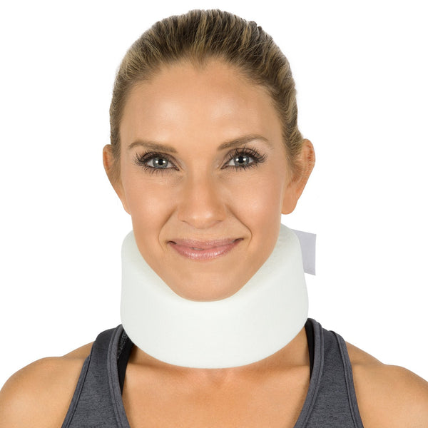 Vive Cervical Collar Neck Brace - Soft Foam Brace for Neck Pain Relief and Support for Women & Men, Comfortable