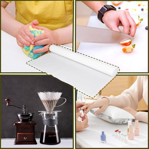 Extra Large Silicone Mat, 36"x24", Thick Waterproof Heat-resistant Kitchen Countertop Protection Mat
