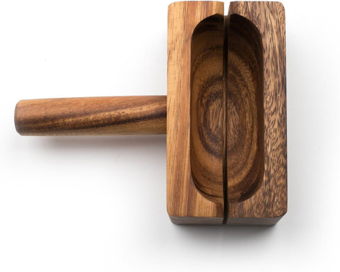 Ironwood Gourmet 28330 Bagel Miter, Local, Acacia Wood, 7 x 5.5 x 2.5 inches