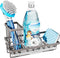 Consumest Sponge Holder for Kitchen Sink, Sink Caddy Organizer with Removable Drip Tray for Countertop