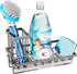 Consumest Sponge Holder for Kitchen Sink, Sink Caddy Organizer with Removable Drip Tray for Countertop