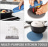 Trivets for Hot Dishes, 4 Pack Silicone Hot Pads, Non-Slip Heat Resistant Mat for Kitchen