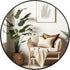 Fabuday Black Circle Mirror for Wall 20 inch - Round Mirrors for