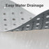31x14 Inch, Rubber Bathtub Mat Shower Mat Non-Slip, Bath Tub Floor Mat with Suction Cups and Drainage Holes, Grey