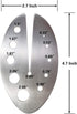 Herb Strippers 11 Holes Stainless Steel Kitchen Leaf Stripping Tool for Removing Stems from Herbs & Kale
