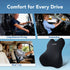 QUTOOL Lumbar Support Pillow for Car, Truck Accessories Travel Essentials, Memory Foam Back Cushion for Driving Seat