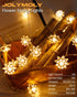 59 100 JOLYMOLY Ft LED Flower Fairy Lights with Remote Timer, Plug in Connectable Twinkle Lights with Soft Flowers