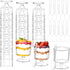 120 Pcs 5 OZ Dessert Cups with Spoons - Mini Clear Plastic