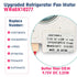 Upgraded WR60X10277 Refrigerator Evaporator Fan Motor, Fit for GE Freezer Evap Replace UDQT26GE4, AP4367334