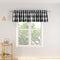 Window Curtain Valances 18 inches Long, Buffalo Check Small Valance Curtain for Living Room Bedroom