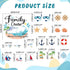 26pcs Family Cruise Door Magnets Decorations, Family Cruise Ship Door Magnetic Anniversary Party Sign Decors for Car Fridge Refrigerator Family Carnival Cruise Stickers Decals Supplies Favors