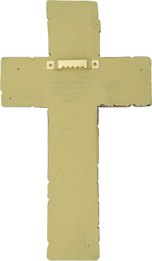 Inspirational Resin Wall Cross | Encouraging Words for Teenage Boys | Great Gift for 8th Grade Graduation, Confirmation