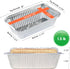 Disposable Bread Pans With Lids Bakeware Set,1.5lb, 30 Pack, 8x4" Aluminum Foil Loaf Pans, Perfect for Baking, Storing, Freezing Food or Take-out