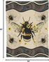 dollffey 50"X60" Bee Blanket Bees Sunflower Decor Throw Blanket Super Warm Soft Plush Lightweight Fleece Flannel Winter