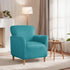 1-Piece Stretch Chair Covers with Arms Banquet Armchair Slipcover Velvet Mid Century Modern Armchair Slipcover