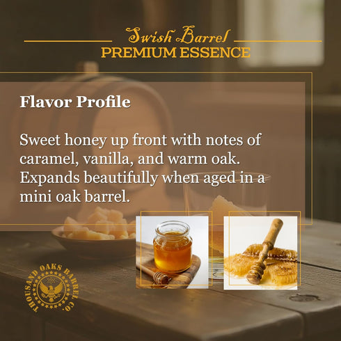 Pack), (0.65oz,20ml) Honey Bourbon Whiskey Flavoring Essence (Single Liquor Flavor Refill for Barrel Aging, Cocktails