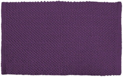 DII Popcorn Bath Rug, 17x24, Eggplant