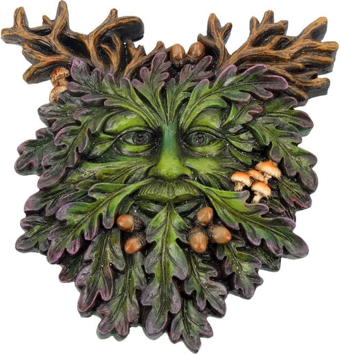 Nemesis Now Autumn's Reflection Tree Spirit Plaque, Hand-Painted Resin, Forest Guardian Wall Decor, 15.5cm