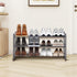 STORAGEIDEAS Closet, 3 Shoe Rack, Expandable Shoe Storage Organizer for Tier Metal Shoe Rack for Entryway, Adjustable