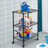 3-Tier 23"x13"x31" 170 lbs PayLessHere | Wire Shelf with Wheels | | Black | Adjustable Racks | Heavy-Duty Storage