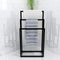 Metal Towel Racks 3 Bars for Bathroom Freestanding Drying Shelf 3 Tier