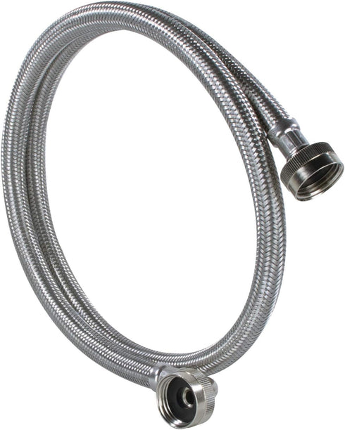 Certified Appliance Accessories Washing Machine Hose with 90 Degree Elbow, 5 Feet, PVC Core
