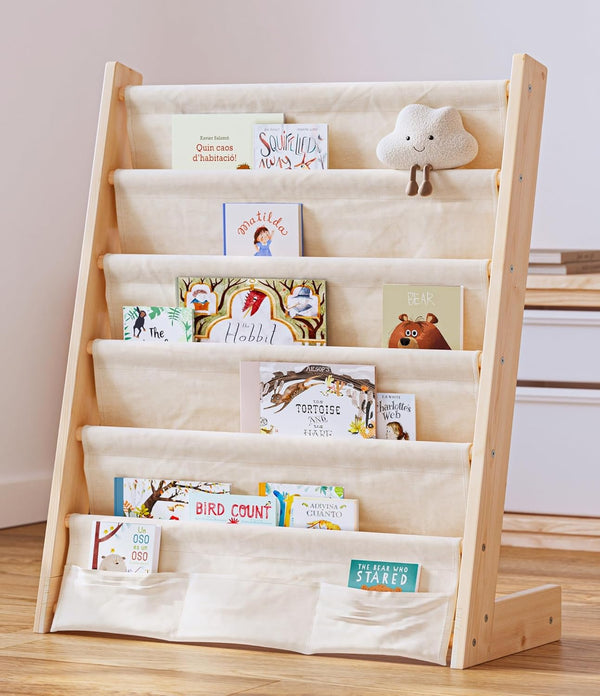 G&W Gruwald Kids Bookshelf, Book Shelf for Kids Rooms, Toddler Bookshelf, Book Rack for