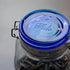 25-1/4-Ounce, 149520M04121197 Bormioli Rocco Fido Square Jaw with Blue Lid