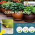 POTRISERS 2" 2" 3/4" 12 3 Large x x - Pieces Outdoor Plant Risers & Drainage Invisible Pot Feet Elevates up