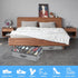 Under Bed Shoe Storage Organizer for Closet - Fits 24 Pairs, Set of 2 with Clear Cover (Herringbone Grey)