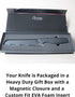 Cestari Advanced Ceramic Serrated Knife with Sheath and Luxury Magnetic Gift Box