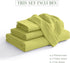 1500 4-Piece Set, Elegant Comfort Luxurious Premium Hotel Quality Microfiber Three Line Embroidered Softest Bed Sheet
