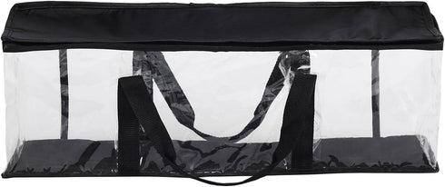 Fasmov Set of 4 DVD Storage Bags, Hold up to 160 DVDs, Water Resistant with Handles