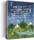 Wailozco Same God Creation Wall Art,Mountain Wall Art for Nursery Toddler Boy Room