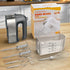 Electric Hand Mixer 450W with Scale Cup Storage Case, Turbo Boost, 5 Speed, Eject Button & 5 Stainless Steel Accessories