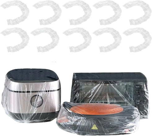 10Pcs Clear Kitchen Appliance Covers, Thickened Disposable Dustproof Covers for Small Appliances, Oven, Blender, Toaster
