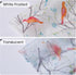 Coavas Window Privacy Film - Decorative Bird Stained Glass Window Film for Bathroom, Frosted Glass Cling - 17.5" x 78.7"