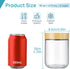 6 Pack 16oz Vtopmart Glass Overnight Oats Containers with Bamboo Lids, Portable Wide Mouth Glass Jars Leak-proof