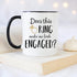 YouNique Designs Engagement Mug, Does This Ring Make Me Look Engaged, 11 Ounces