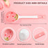 MWRDSM 5 (5) Pcs Ceramic Soup Spoons Cute Strawberry Spoons Long Handle Porcelain Tablespoons Reusable Dinnerware