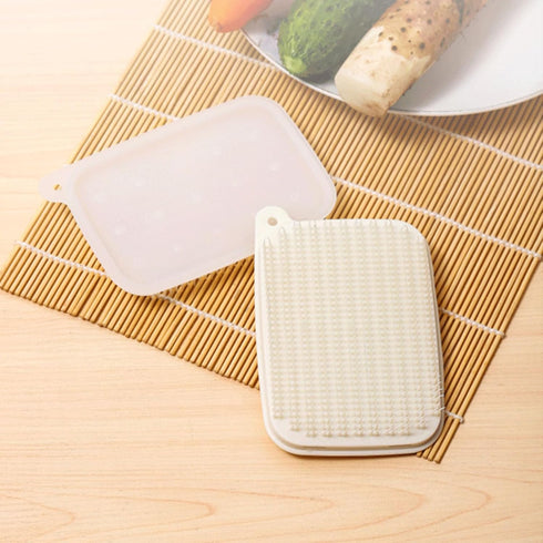 HAGBOU 2 Vegetable Brush, PCS Vegetable Brush Scrubber for Fruits, Potato Scrubber Potato Brush, Soft Bristle Brush