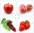 Pack, 13 Pieces/Set Fake Fruits Artificial Fruits Decoration Lifelike Fake Mixture Fruits for Home Decor, Simulation