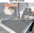 Ourokhome Silicone Baking Mat Sheet, 0.5 Inch Thick 28" X 20" Non-Stick Rolling Mat, BPA Free (Gray)
