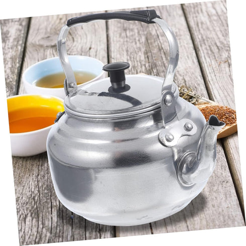 Metal Teapot Hot Tea Maker, Outdoor Stove Safe Kettle, Wear-Resistant Camping Kettle, Induction Heater