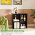 4-Cube Closet 24.8" 12.4" 24.8" SHS04A C&AHOME Cube Storage Organizer, Shelves Units, Cabinet, DIY Plastic Modular Book