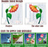 Spring Window Clings, 2024 Summer Decorations for Glass Windows, Flower Butterfly Clings for Home