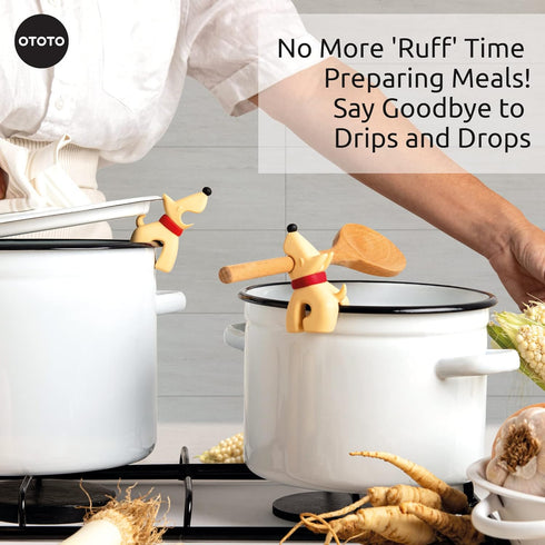 Funny Spoon Holder by OTOTO - Spoon Rest for Stove Top, Cool Kitchen Gadgets and Gifts