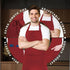 Avalon Kitchen 100% Premium Chef Apron - Waterdrop Resistant Polyester Adjustable Kitchen Aprons for Men Bulk Aprons