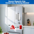 HUAFA Magnetic Paper Towel Holder for Fridge, One Hand Paper Towel Holder with Damping Effect Toilet Paper Roll Holder
